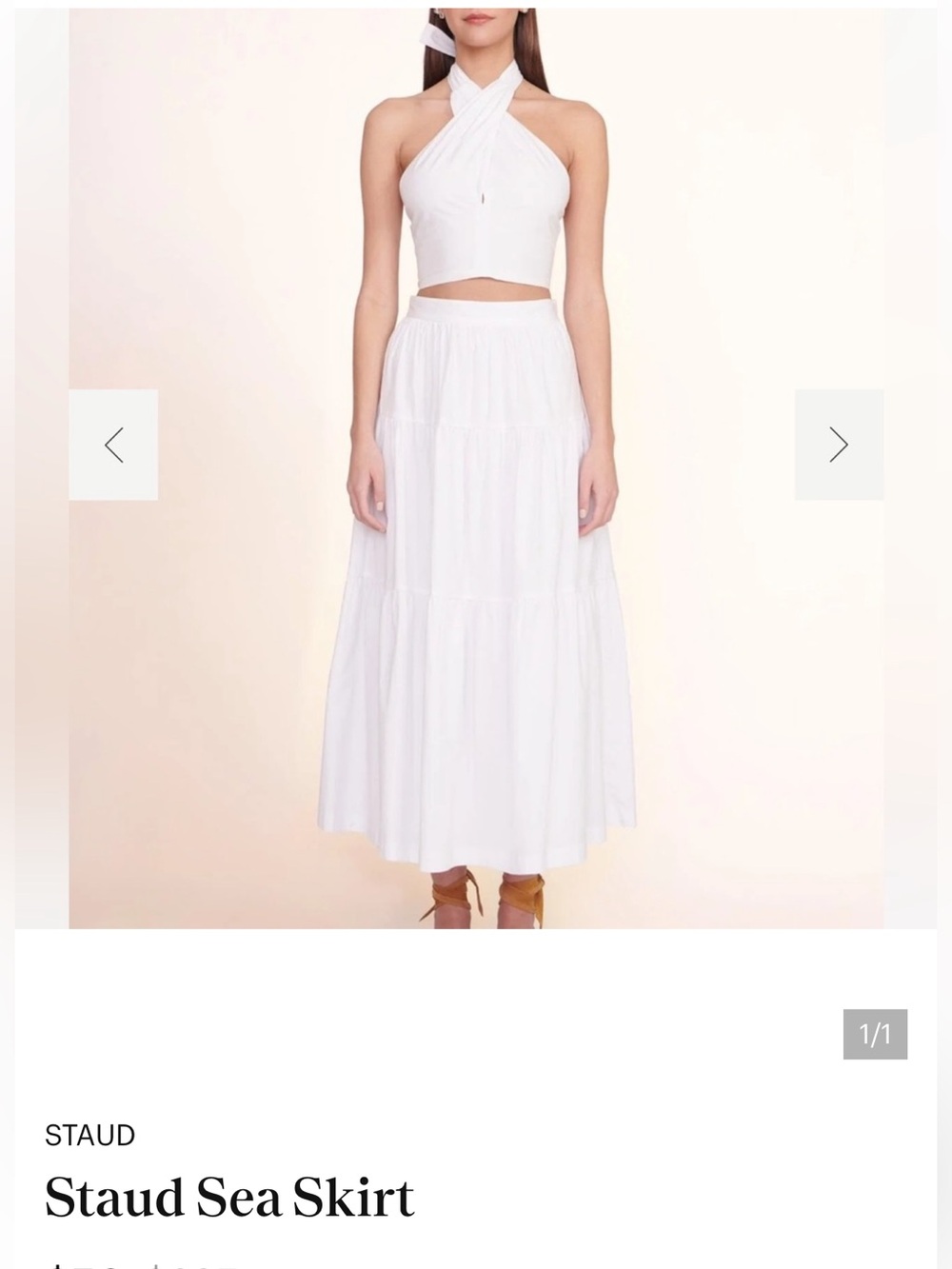 STAUD Sea Maxi Skirt
